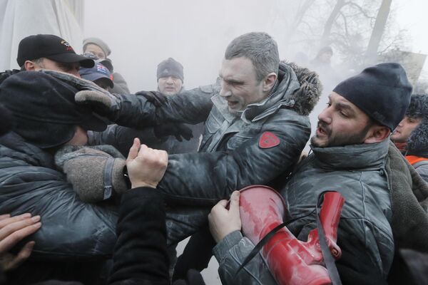 Maydan olayları- Kiev Belediye Başkanı Vitaliy Kliçko - Sputnik Türkiye