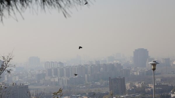 Tahran'da hava kirliliği
 - Sputnik Türkiye