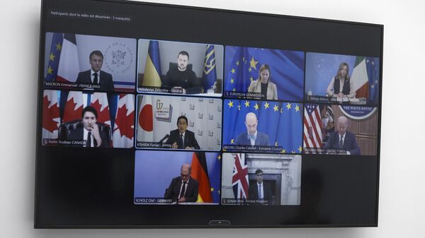 G7 liderler zirvesi aralık 23 çevrimiçi - Sputnik Türkiye