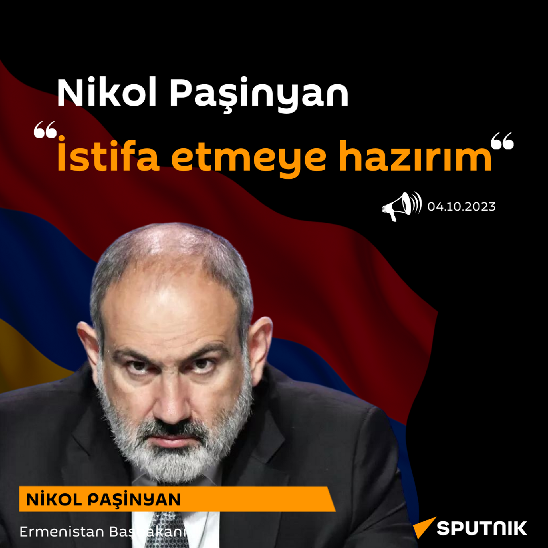 Nikol Paşinyan: İstifa etmeye hazırım - Sputnik Türkiye, 1920, 23.12.2023