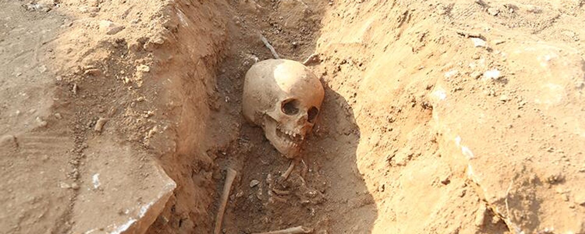 Diyarbakır'daki kazıda 54 çocuğa ait mezarlık bulundu - Sputnik Türkiye, 1920, 04.01.2024