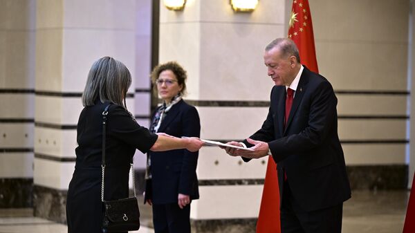 Erdoğan, büyükelçi - Sputnik Türkiye