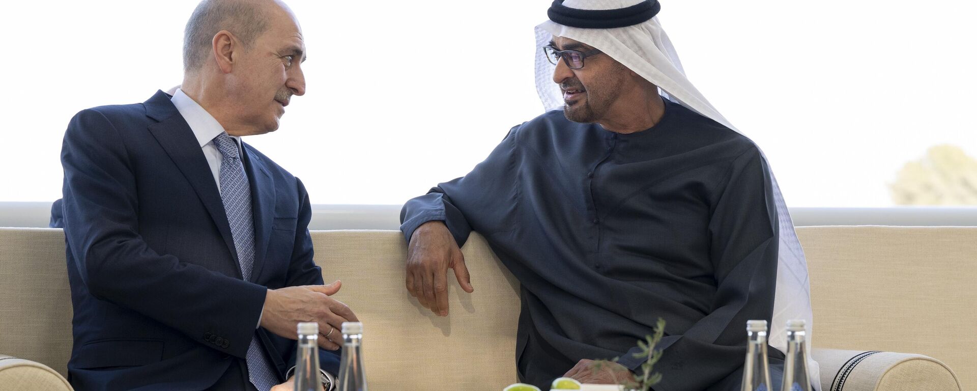 - TBMM Başkanı Numan Kurtulmuş, Birleşik Arap Emirlikleri (BAE) Devlet Başkanı Şeyh Mohamed Bin Zayed Al Nahyan ile bir araya geldi. - Sputnik Türkiye, 1920, 30.01.2024
