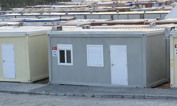 Hatay&#x27;da bulunan konteyner kentten bir görüntü. - Sputnik Türkiye