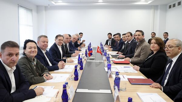 Enerji Bakanı Bayraktar ve Rosatom Genel Müdürü Lihaçev Akkuyu'da - Sputnik Türkiye