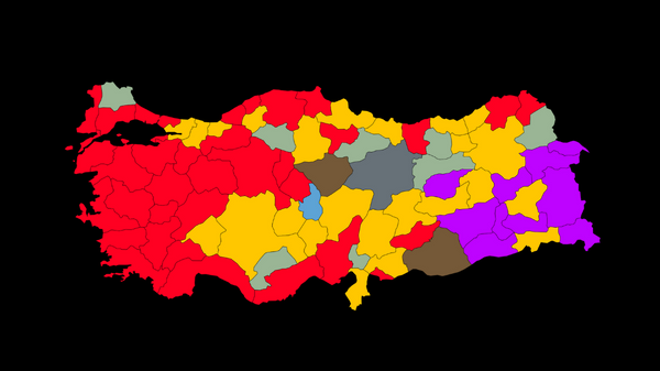 31 mart 2024 seçim haritası  - Sputnik Türkiye