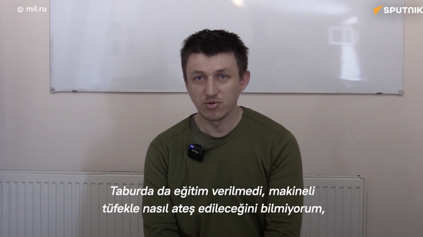 Esir Ukraynalı asker: Savaşmak istemiyorum, bilmiyorum de - Sputnik Türkiye