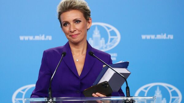 Rusya Dışişleri Bakanlığı Sözcüsü Mariya Zaharova - Sputnik Türkiye