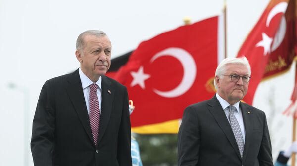 Cumhurbaşkanı Erdoğan, Almanya Federal Cumhuriyeti Cumhurbaşkanı Steinmeier - Sputnik Türkiye