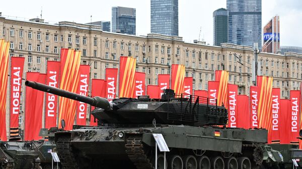 Alman Leopard tankı başkent Moskova’da sergileniyor - Sputnik Türkiye