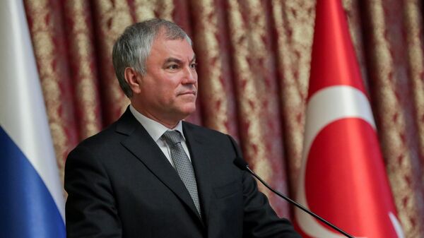 Rusya’da parlamentonun alt kanadı Devlet Duması’nın başkanı Vyaçeslav Volodin - Sputnik Türkiye