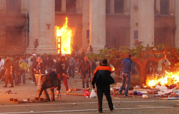 Ukrayna&#x27;nın Odessa kentindeki Sendika Evi - Sputnik Türkiye