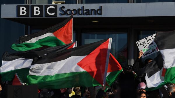 İskoçya'da Filistin'e destek - Sputnik Türkiye