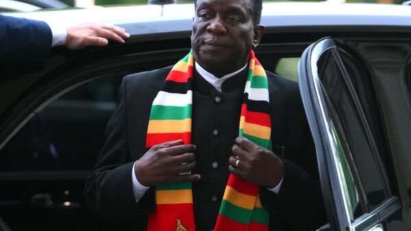 Zimbabve Devlet Başkanı Emerson Mnangagwa - Sputnik Türkiye