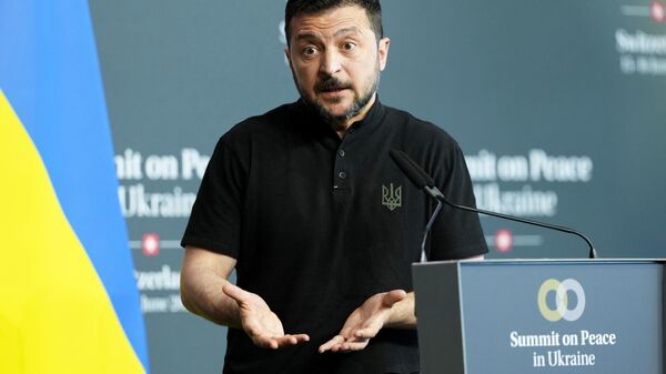 Ukrayna lideri Zelenskiy (İsviçre) - Sputnik Türkiye