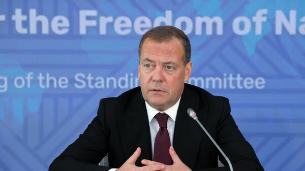 Rusya Güvenlik Konseyi Başkan Yardımcısı Dmitriy Medvedev - Sputnik Türkiye