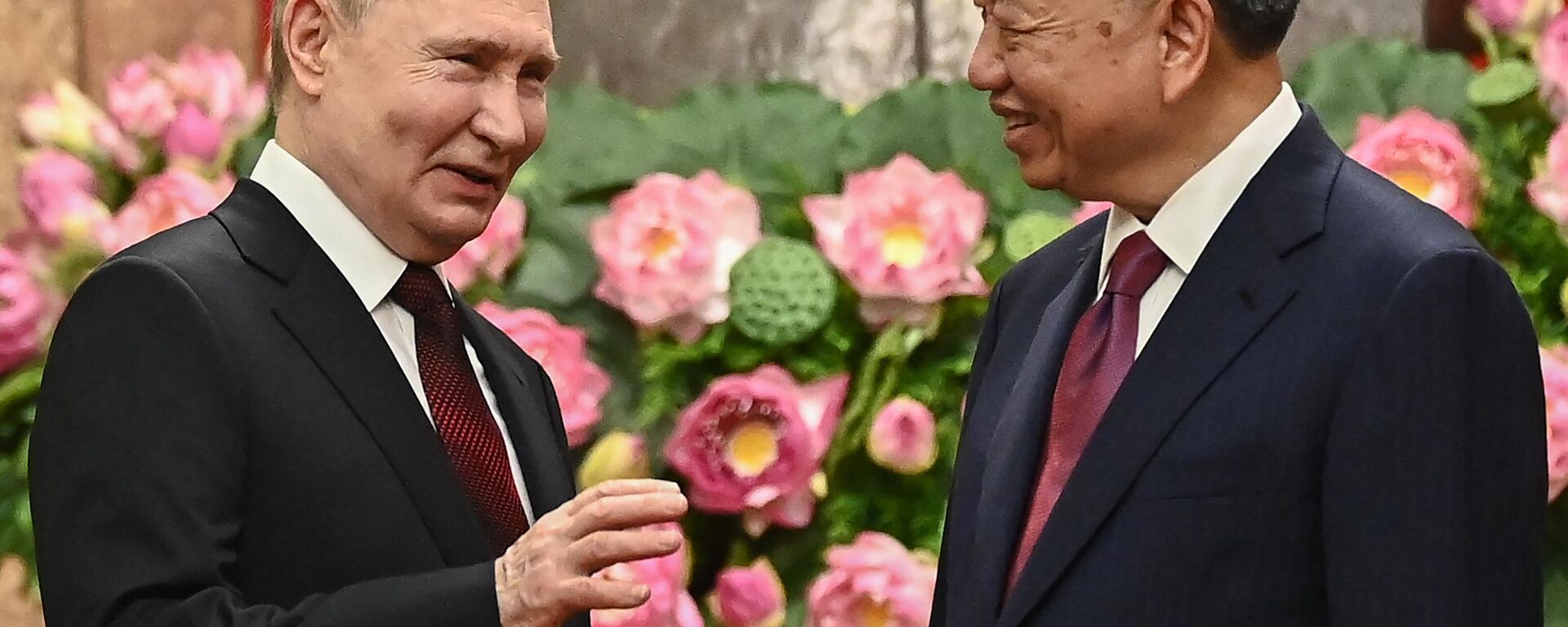 Putin ve Vietnam Sosyalist Cumhuriyeti Devlet Başkanı To Lam - Sputnik Türkiye, 1920, 20.06.2024