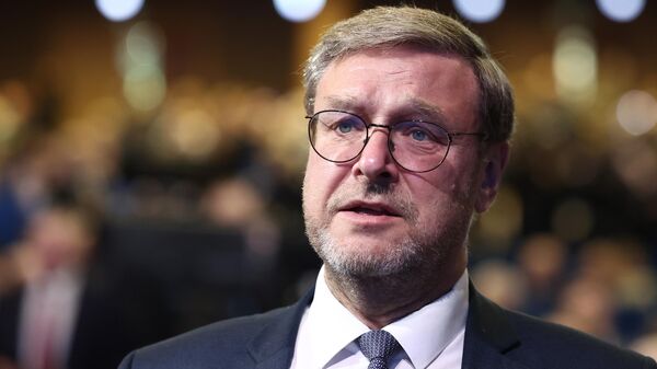Rusya parlamentosunun üst kanadı Federasyon Konseyi Başkan Yardımcısı Konstantin Kosaçev - Sputnik Türkiye