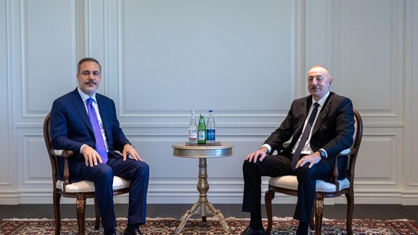 Aliyev ve Fidan - Sputnik Türkiye