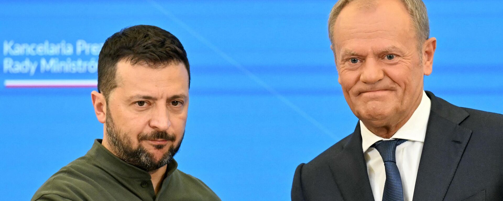 Zelenskiy Polonya Başbakanı Donald Tusk ile - Sputnik Türkiye, 1920, 08.07.2024