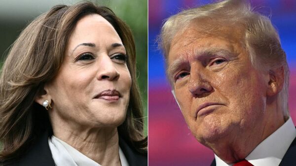 Kamala Harris ve Donald Trump - Sputnik Türkiye