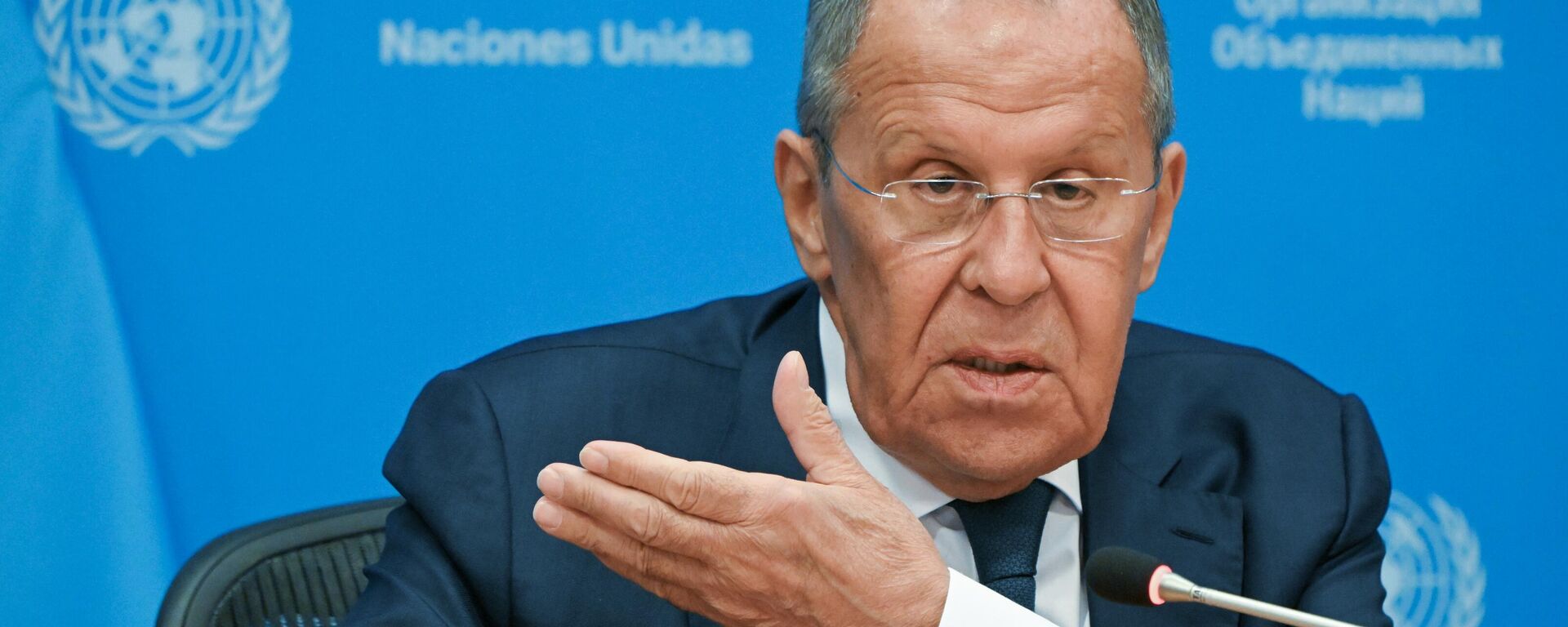 Rusya Dışişleri Bakanı Sergey Lavrov BM toplantısında - Sputnik Türkiye, 1920, 28.07.2024