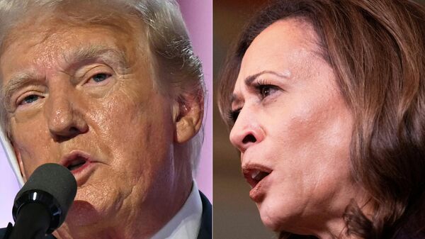 Trump ve Kamala Harris - Sputnik Türkiye