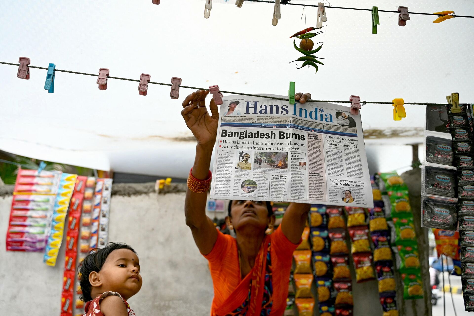 Bangladeş'teki darbe Hindistan medyasında - Sputnik Türkiye, 1920, 06.08.2024