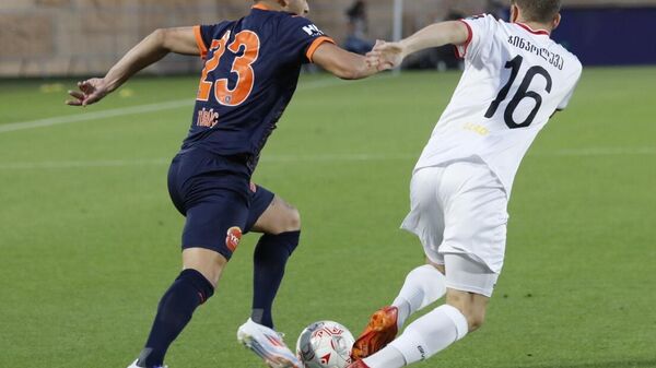  UEFA Konferans Ligi 3. eleme turu ilk maçında RAMS Başakşehir, deplasmanda Gürcistan ekibi Iberia Tiflis'i 1-0 yendi. - Sputnik Türkiye