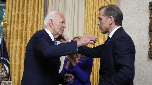 Joe ve oğlu Hunter Biden - Sputnik Türkiye