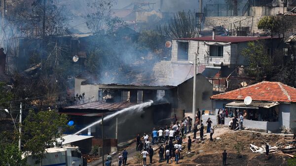 İzmir Yamanlar yangın - Sputnik Türkiye