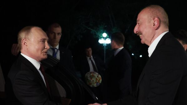 Putin ve Aliyev - Sputnik Türkiye