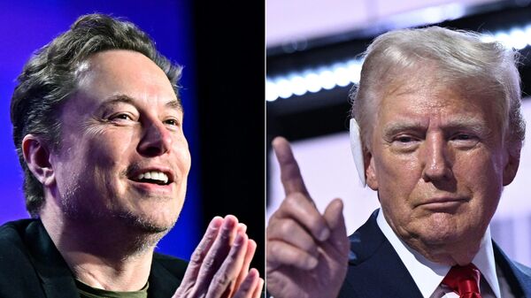 Donald Trump ve Elon Musk - Sputnik Türkiye