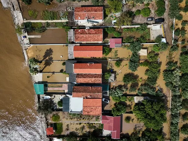 �zmir'de sa�anak: Yol ��kt�, ara�lar denize s�r�klendi, bir okulda e�itime ara verildi