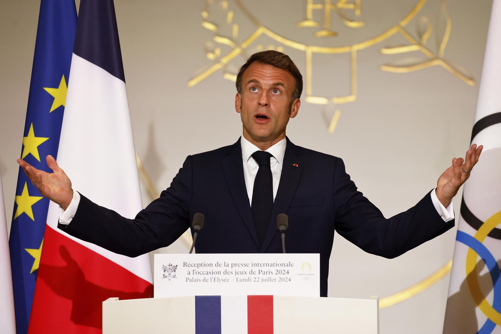 Emmanuel Macron, presidente de Francia - Sputnik Türkiye, 1920, 13.12.2024