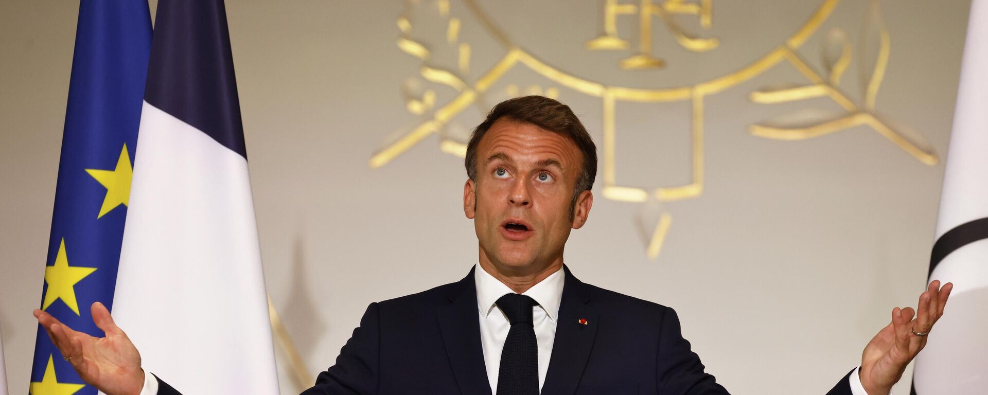 Emmanuel Macron, presidente de Francia - Sputnik Türkiye, 1920, 23.09.2024