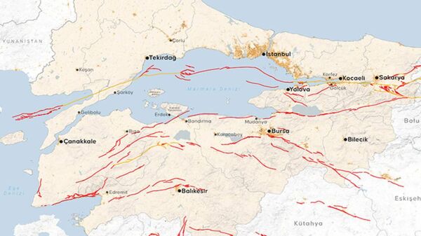 Deprem haritası - Sputnik Türkiye