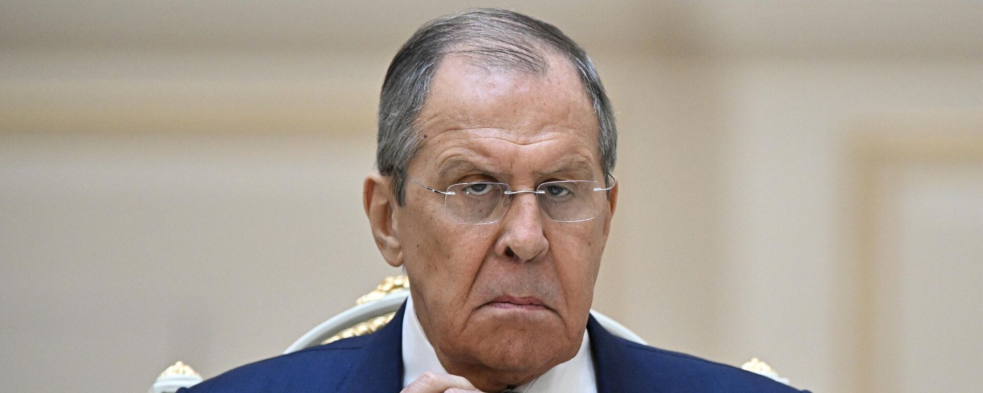 Serguéi Lavrov, ministro de Exteriores ruso, asiste a las conversaciones ampliadas ruso-uzbekas en la residencia estatal de Kuksaroy. - Sputnik Türkiye, 1920, 04.10.2024