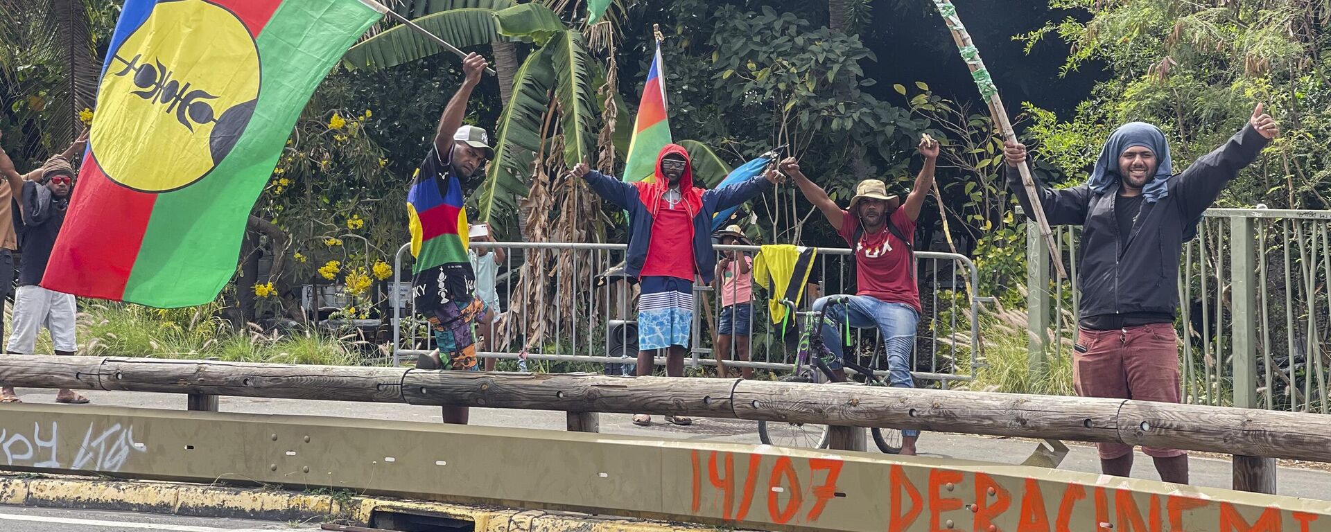 Yeni Kaledonya'da bağımsızlık yanlısı gösteriler - Sputnik Türkiye, 1920, 21.10.2024