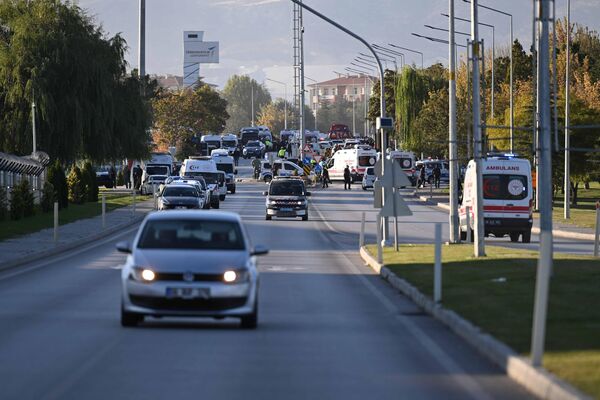 Türk Havacılık ve Uzay Sanayii Anonim Şirketinin (TUSAŞ) Kahramankazan yerleşkesine 23 Ekim&#x27;de terör saldırısı düzenlendi. Saldırıda 5 kişi hayatını kaybetti. - Sputnik Türkiye