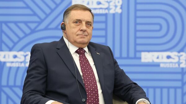 Bosna-Hersek'e bağlı Sırp Cumhuriyeti'nin Cumhurbaşkanı Milorad Dodik - Sputnik Türkiye