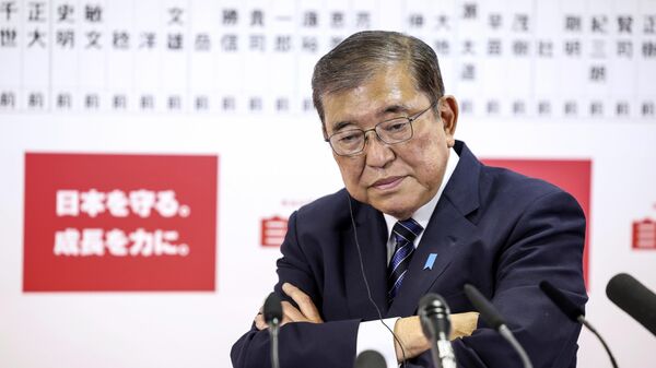 Japan's Prime Minister Shigeru Ishiba - Sputnik Türkiye