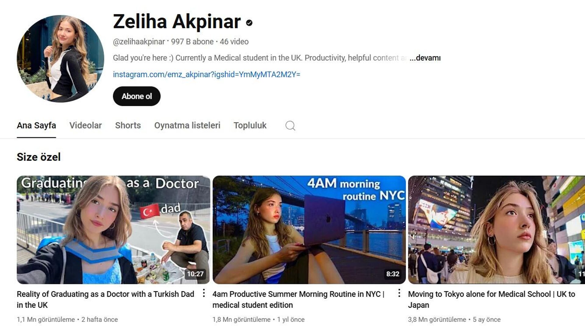 Zeliha Akpınar youtube - Sputnik Türkiye, 1920, 29.10.2024