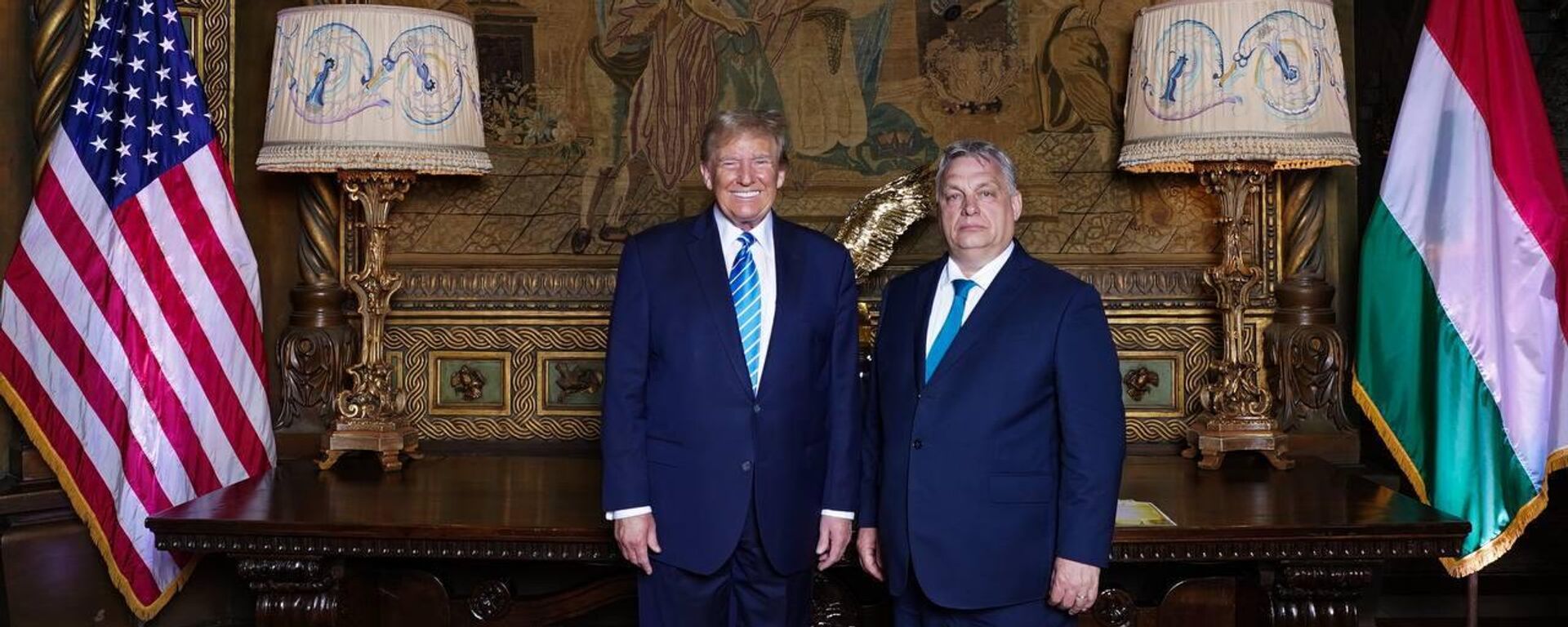 Trump and Orban - Sputnik Türkiye, 1920, 04.11.2024