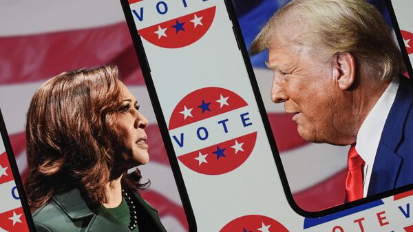 Donald Trump ve Kamala Harris - Sputnik Türkiye