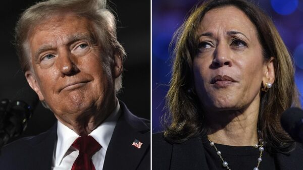 Donald Trump ve Kamala Harris - Sputnik Türkiye