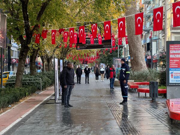 Şehirler ise türk bayrakları ile donatıldı.  - Sputnik Türkiye