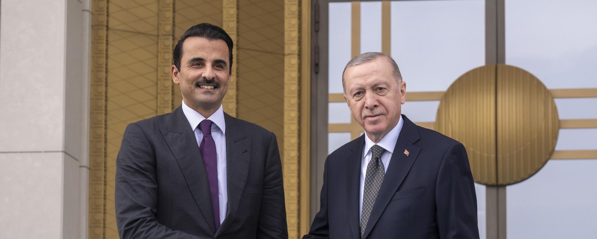 Katar Emiri El Sani, Ankara'da resmi törenle karşılandı - Sputnik Türkiye, 1920, 09.09.2025