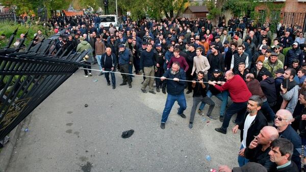 Abhazya'da protesto gösterisi - Sputnik Türkiye