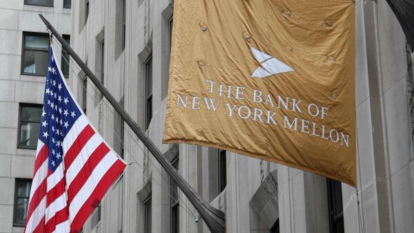 The Bank of New York Mellon is shown, Wednesday, Sept. 30, 2009 in New York. (AP Photo/Mark Lennihan) - Sputnik Türkiye